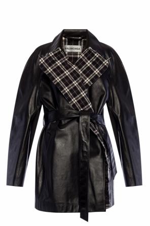 Raw-trimmed leather jacket, zdjęcie 1 Raw-trimmed leather jacket od Balenciaga
